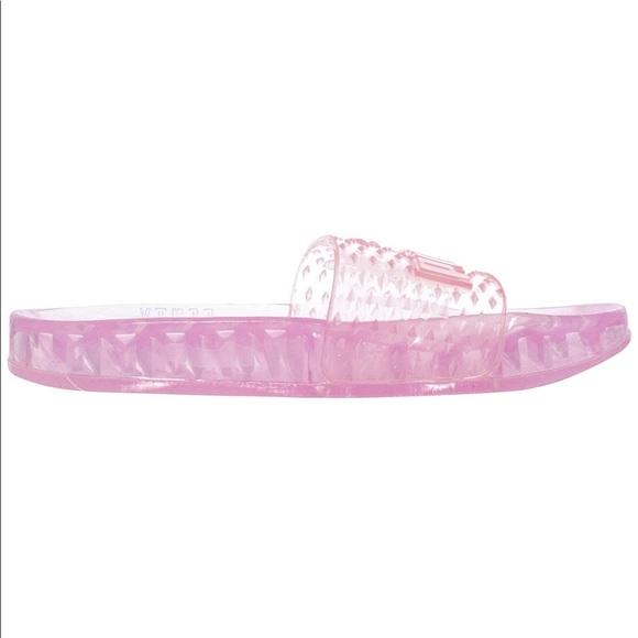 pink fenty puma slides